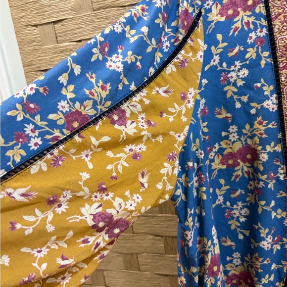 Sundance Multicolor Floral Long Sleeve Dress Size XL - Picture 5 of 5